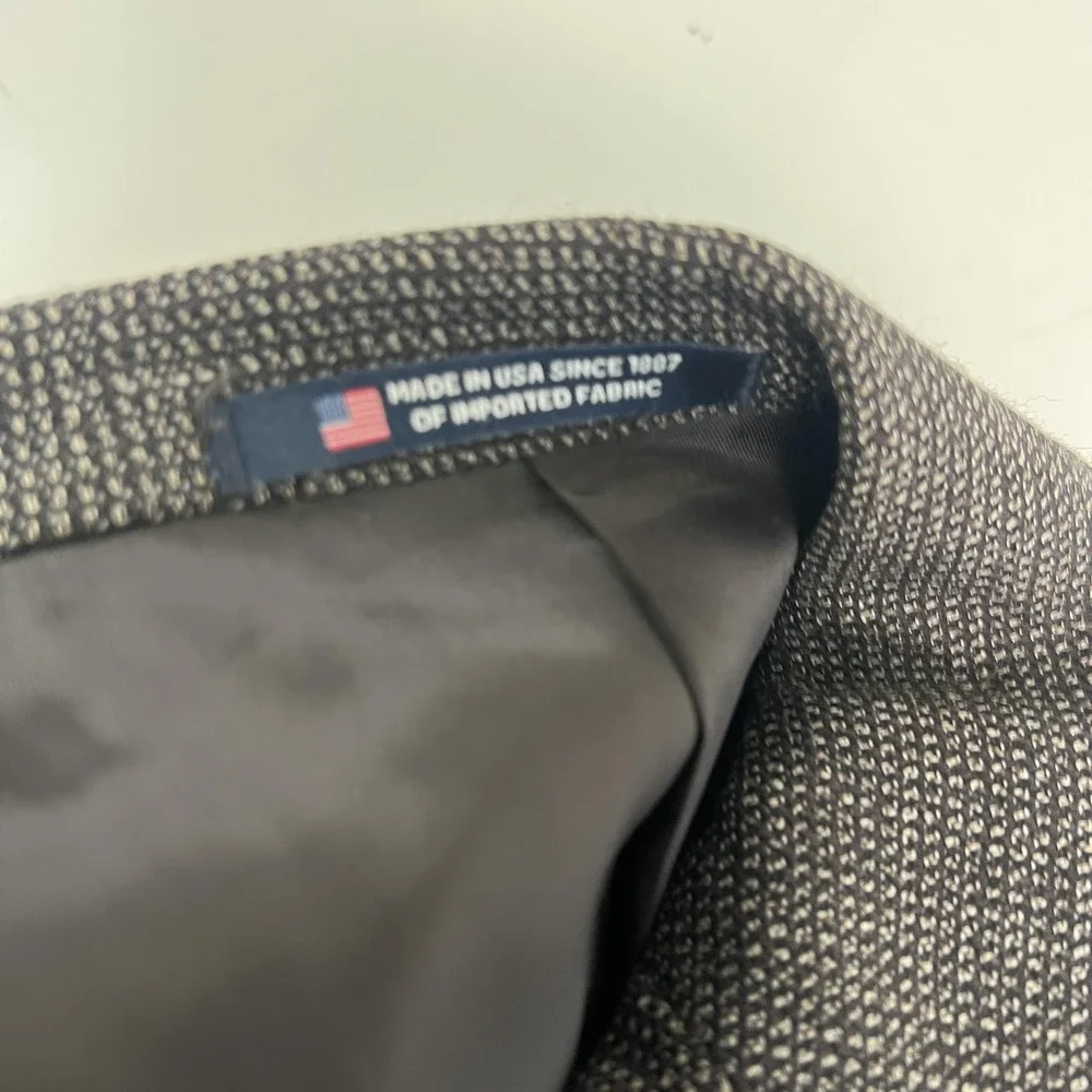 Hart Schaffner Marx Blazer Mens 42S Gray Tweed Sport Coat Dillard's Made USA
